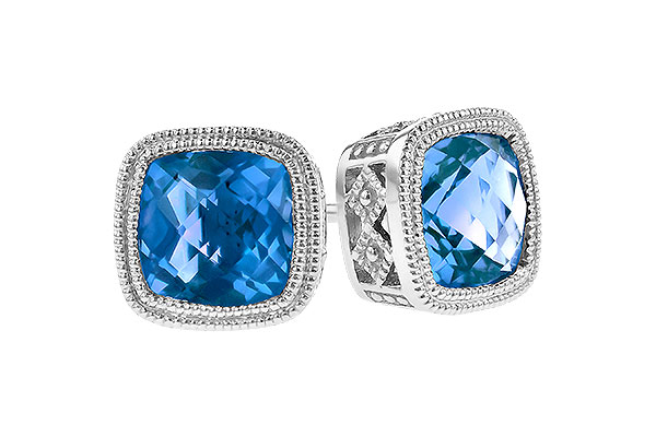 F273-38095: EARR 2.20 TW BLUE TOPAZ