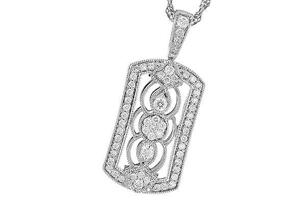 F273-42714: NECKLACE .33 TW