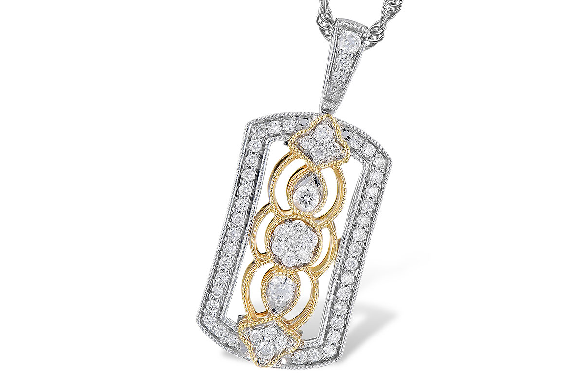 F273-42714: NECKLACE .33 TW
