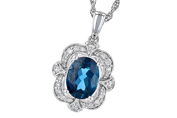 F273-43577: NECK 1.35 LONDON BLUE TOPAZ 1.50 TGW