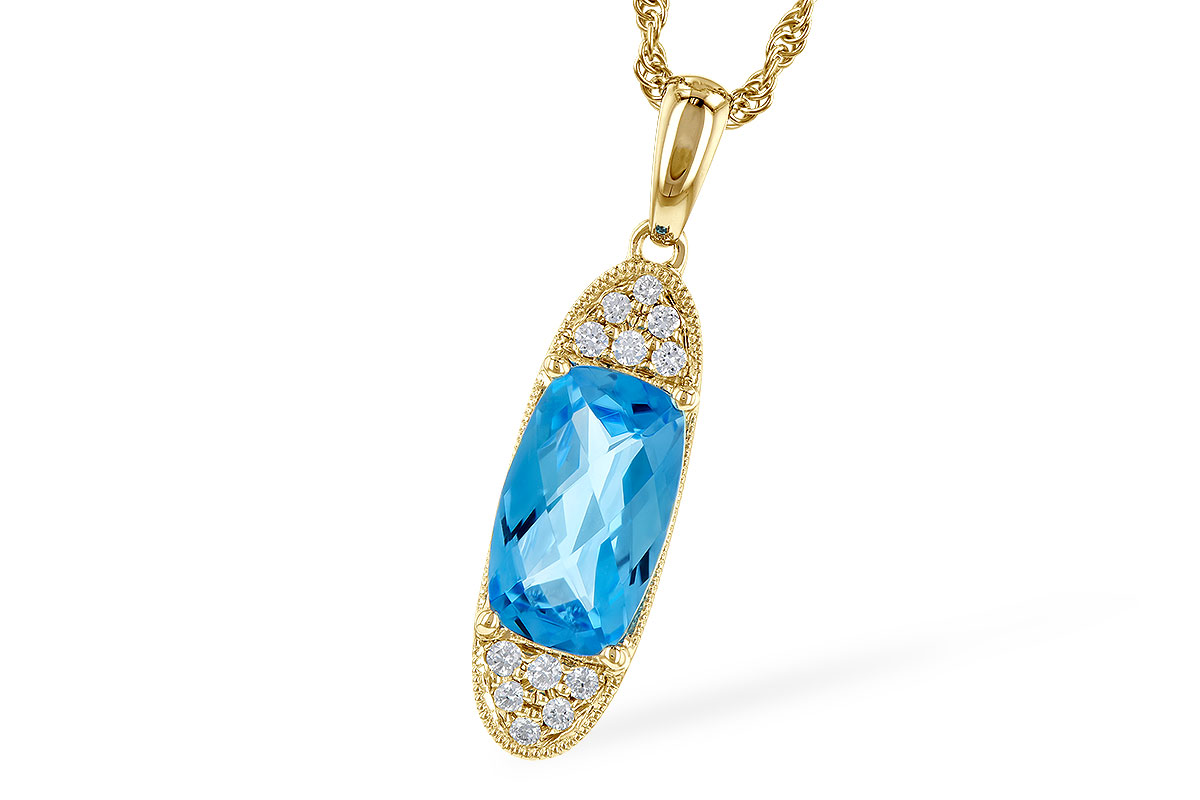 F274-28123: NECK 2.02 BLUE TOPAZ 2.12 TGW