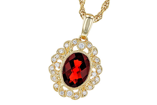 F274-29968: NECK 1.40 GARNET 1.54 TGW (8x6MM GAR)