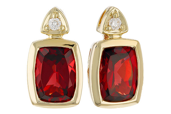 F274-31795: EARR 1.90 TW GARNET 1.94 TGW (7x5MM GAR)