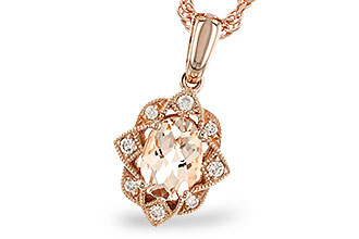 F274-34541: NECK .62 MORGANITE .70 TGW (7x5MM MORG)