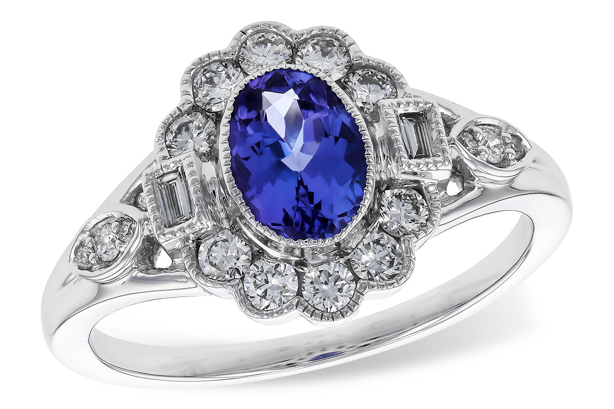 F275-19968: LDS RG .80 TANZANITE 1.20 TGW (7x5MM OV)