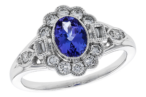 F275-19968: LDS RG .80 TANZANITE 1.20 TGW (7x5MM OV)