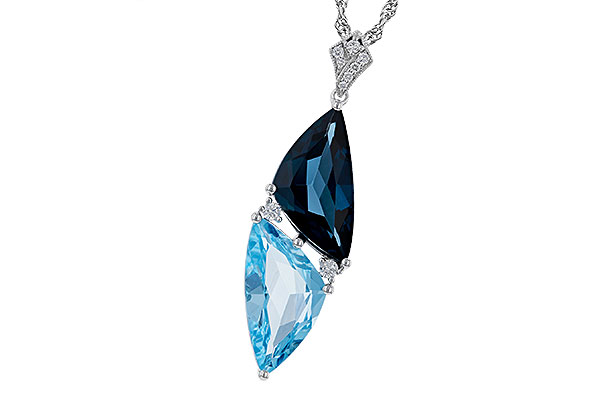 F275-20868: NECK 6.87 BLUE TOPAZ 6.97 TGW