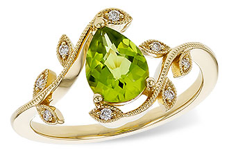 F275-20886: LDS RG 1.16 PERIDOT 1.22 TGW (8x6MM PER)