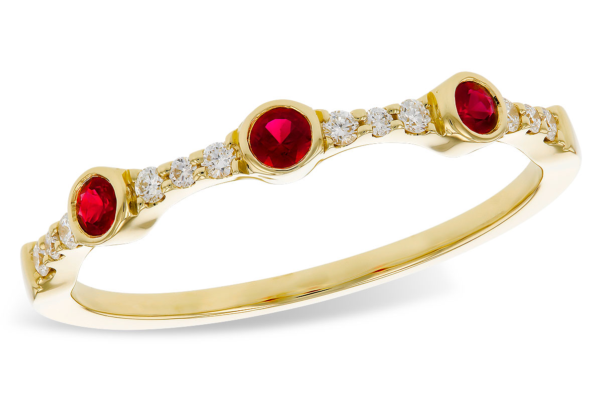 F275-21777: LDS WED RG .15 RUBY .24 TGW