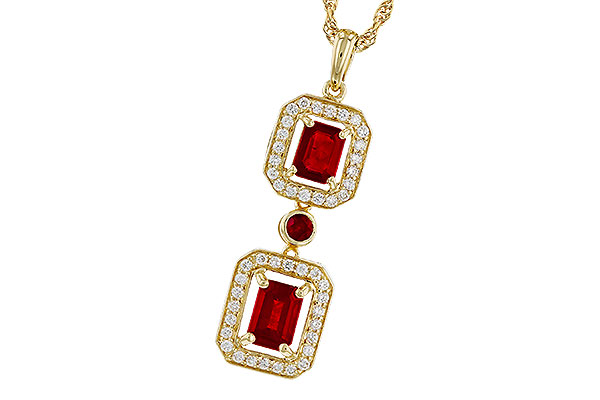 F275-22723: NECK 1.22 TW RUBY 1.43 TGW