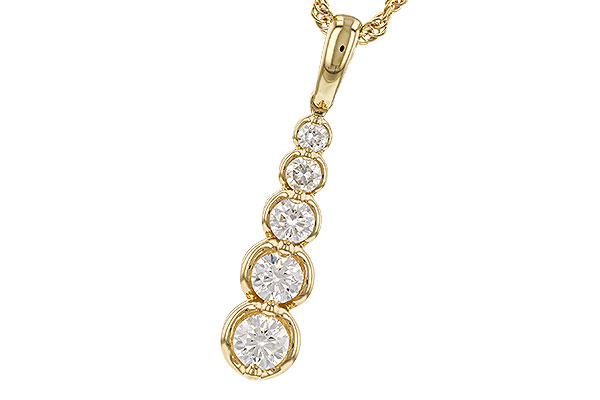 F275-24495: NECKLACE .50 TW