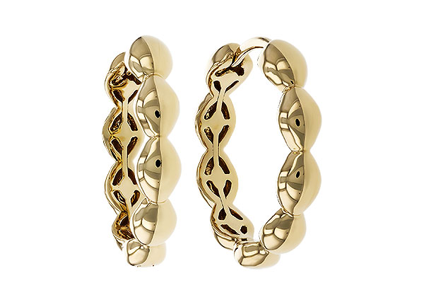 F275-24541: GOLD EARRINGS (18MM)