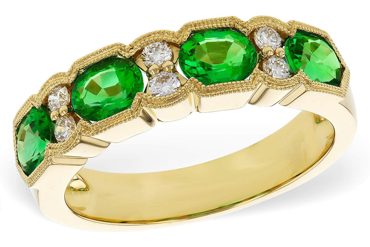 F275-26341: LDS WED RG 1.20 EMERALD 1.38 TGW (5x4MM EMER)