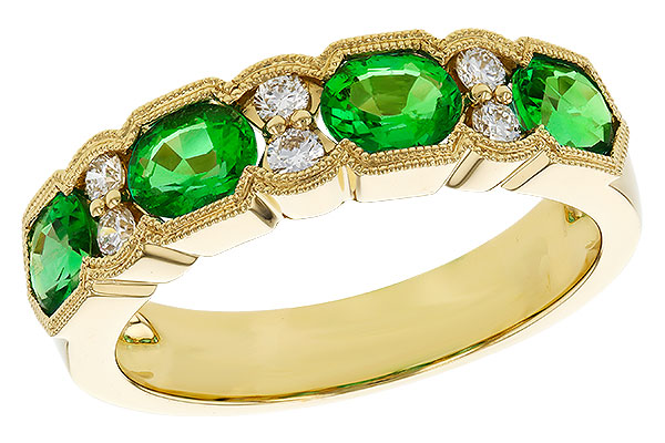 F275-26341: LDS WED RG 1.20 EMERALD 1.38 TGW (5x4MM EMER)