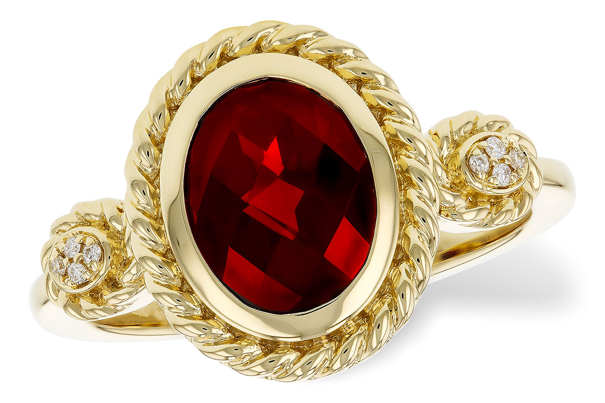 F276-09950: LDS RG 2.10 GARNET 2.12 TGW (9x7MM GAR)