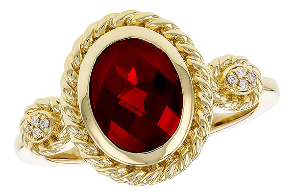 F276-09950: LDS RG 2.10 GARNET 2.12 TGW (9x7MM GAR)
