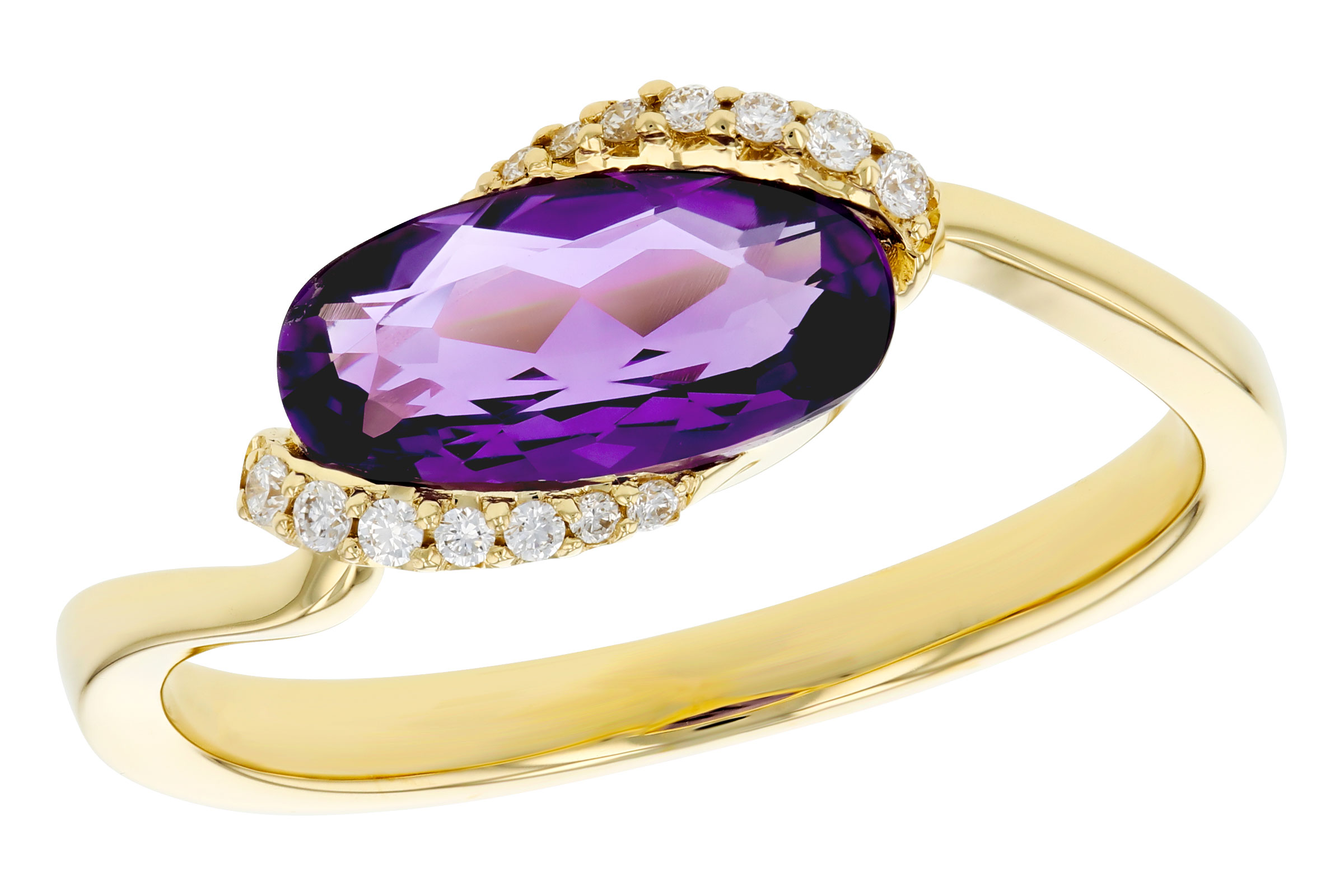 F276-11777: LDS RG 1.07 TW AMETHYST 1.13 TGW (10x5MM AMY)