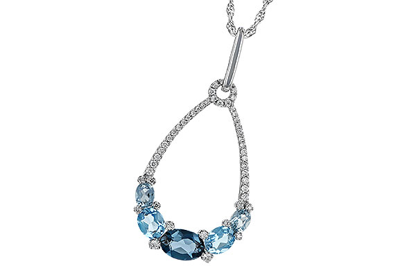 G187-95404: NECK 1.76 BLUE TOPAZ 1.96 TGW