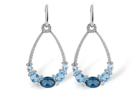 G188-85404: EARR 3.75 BLUE TOPAZ 4.17 TGW