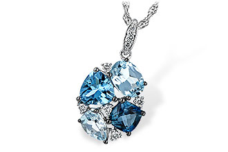 G189-74459: NECK 2.60 BLUE TOPAZ 2.70 TGW