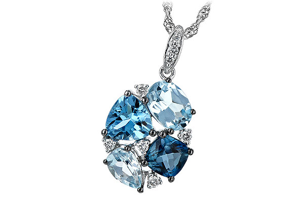 G189-74459: NECK 2.60 BLUE TOPAZ 2.70 TGW