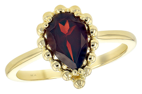 G189-77259: LDS GARNET RING 1.38 CT