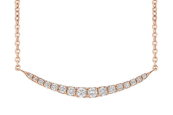 G190-69086: NECKLACE .20 TW (16 STONES)