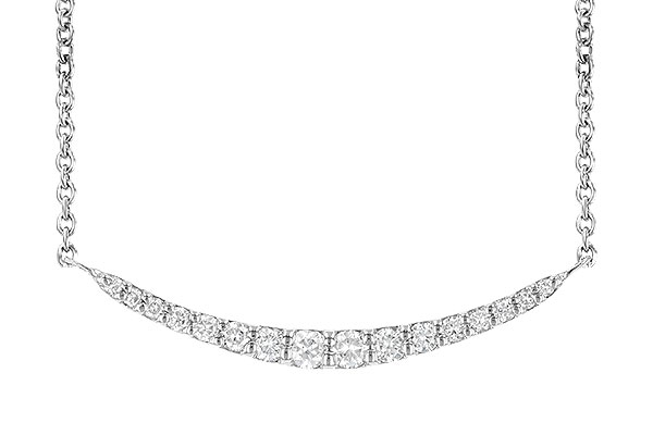 G190-69086: NECKLACE .20 TW (16 STONES)