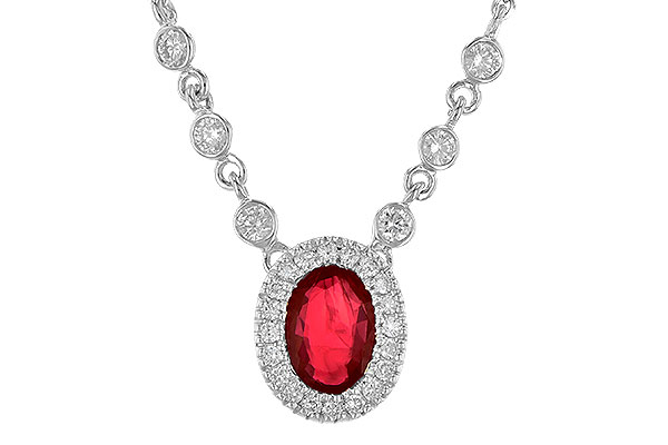 G190-70832: NECK .70 RUBY .94 TGW (17")