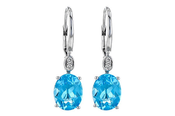 G190-72641: EARR 3.70 TW BLUE TOPAZ 3.75 TGW (9x7MM BT)