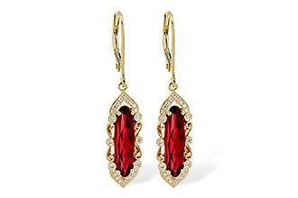 G273-37223: EARR 3.34 TW GARNET 3.50 TGW