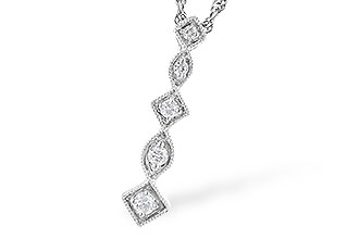 G273-44495: NECKLACE .10 TW