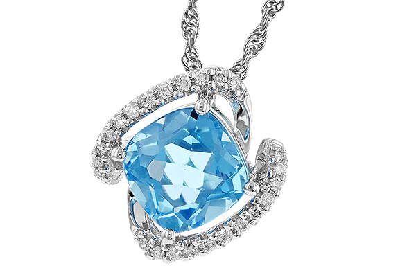 G274-31786: NECK 2.61 BLUE TOPAZ 2.72 TGW