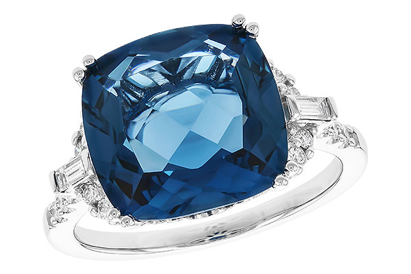 G274-31804: LDS RG 9.00 LONDON BLUE TOPAZ 9.25 TGW (12MM LBT)