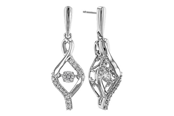 G274-34477: EARRINGS .40 TW