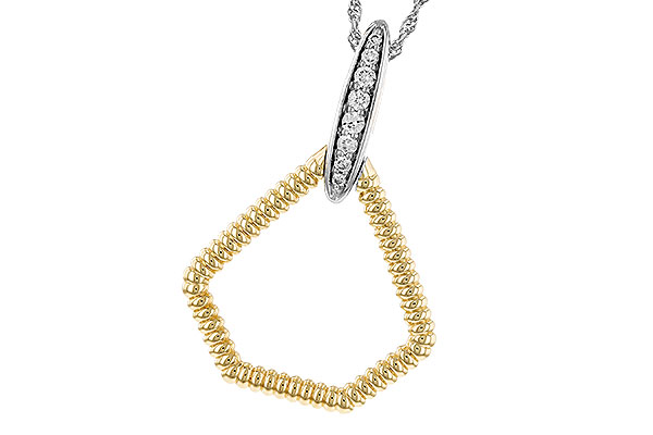 G274-34541: NECKLACE .12 TW