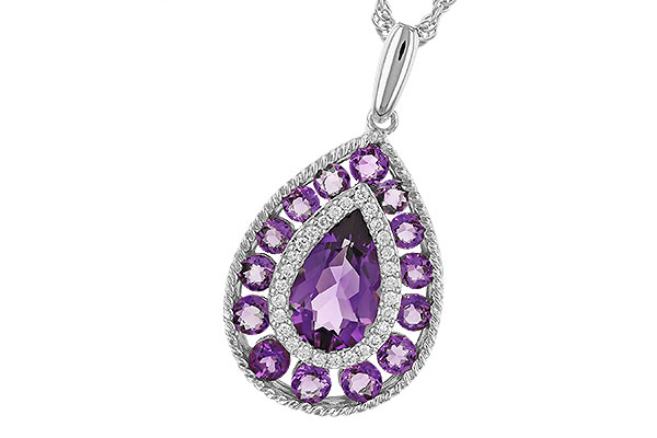 G274-35377: NECK 1.95 TW AMETHYST 2.05 TGW