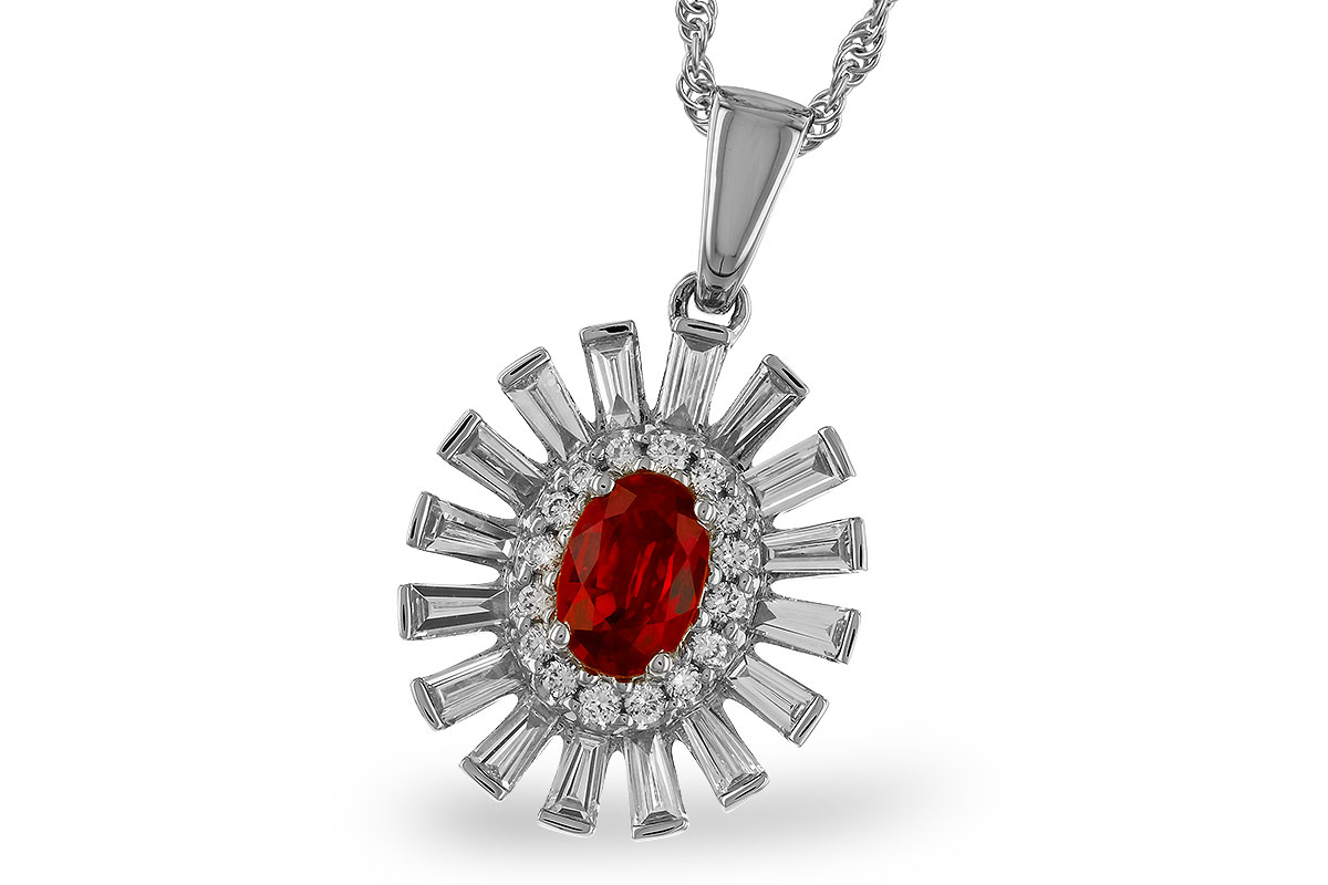 G274-35395: NECK .58 RUBY TW 1.10 TGW (6x4MM RUBY)