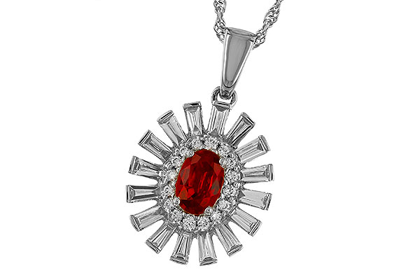 G274-35395: NECK .58 RUBY TW 1.10 TGW (6x4MM RUBY)