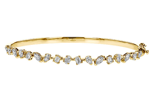 G274-35441: BANGLE 1.70 TW FANCY CUT DIAS