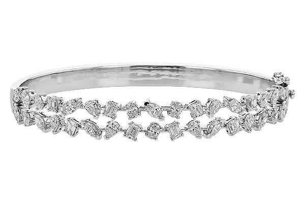 G274-35450: BANGLE 3.50 TW FANCY CUT DIAS