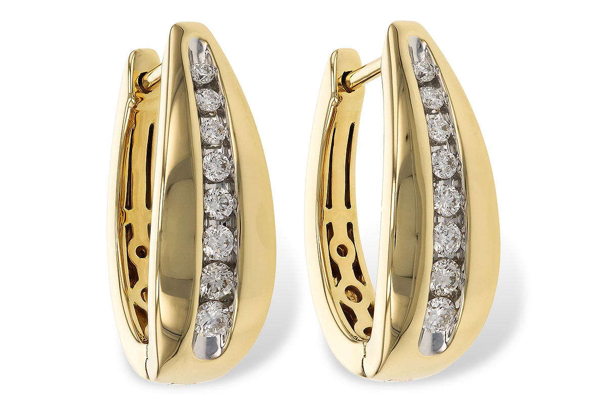 G274-36286: EARRINGS .40 TW