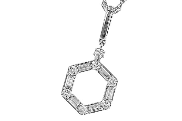 G275-19086: NECKLACE .14 BAG .35 TW