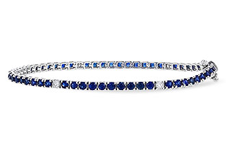 G275-19977: BRACELET 3.27 TW SAPP 3.52 TGW (7")