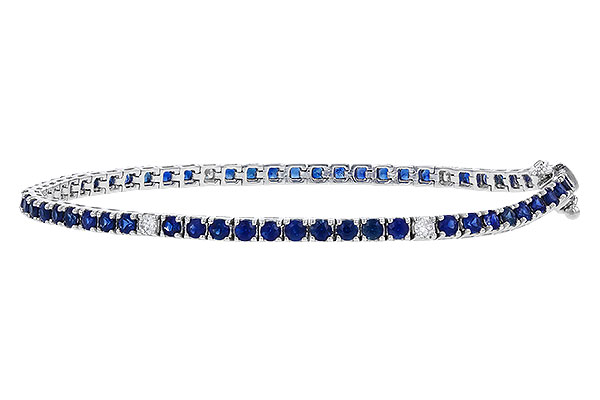 G275-19977: BRACELET 3.27 TW SAPP 3.52 TGW (7")