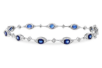 G275-19986: BRACELET 2.31 SAPPHIRE 2.50 TGW (7")