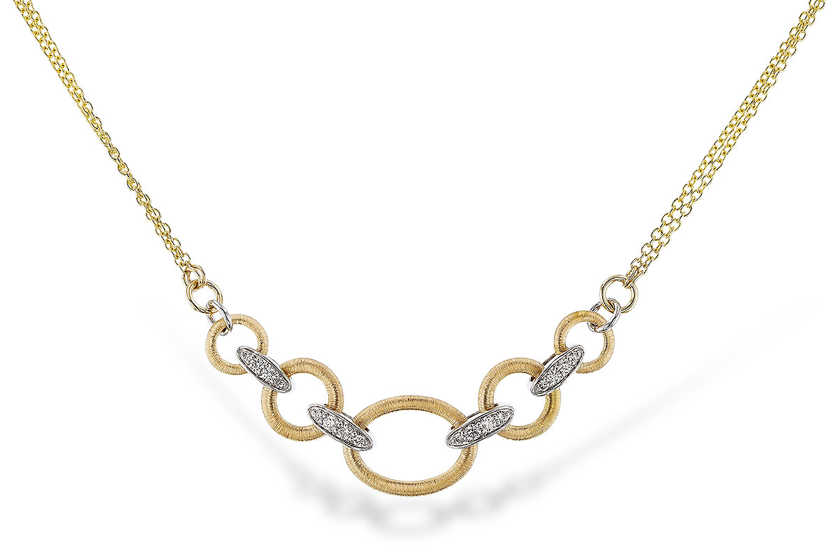 G275-20868: NECKLACE .24 TW (18")