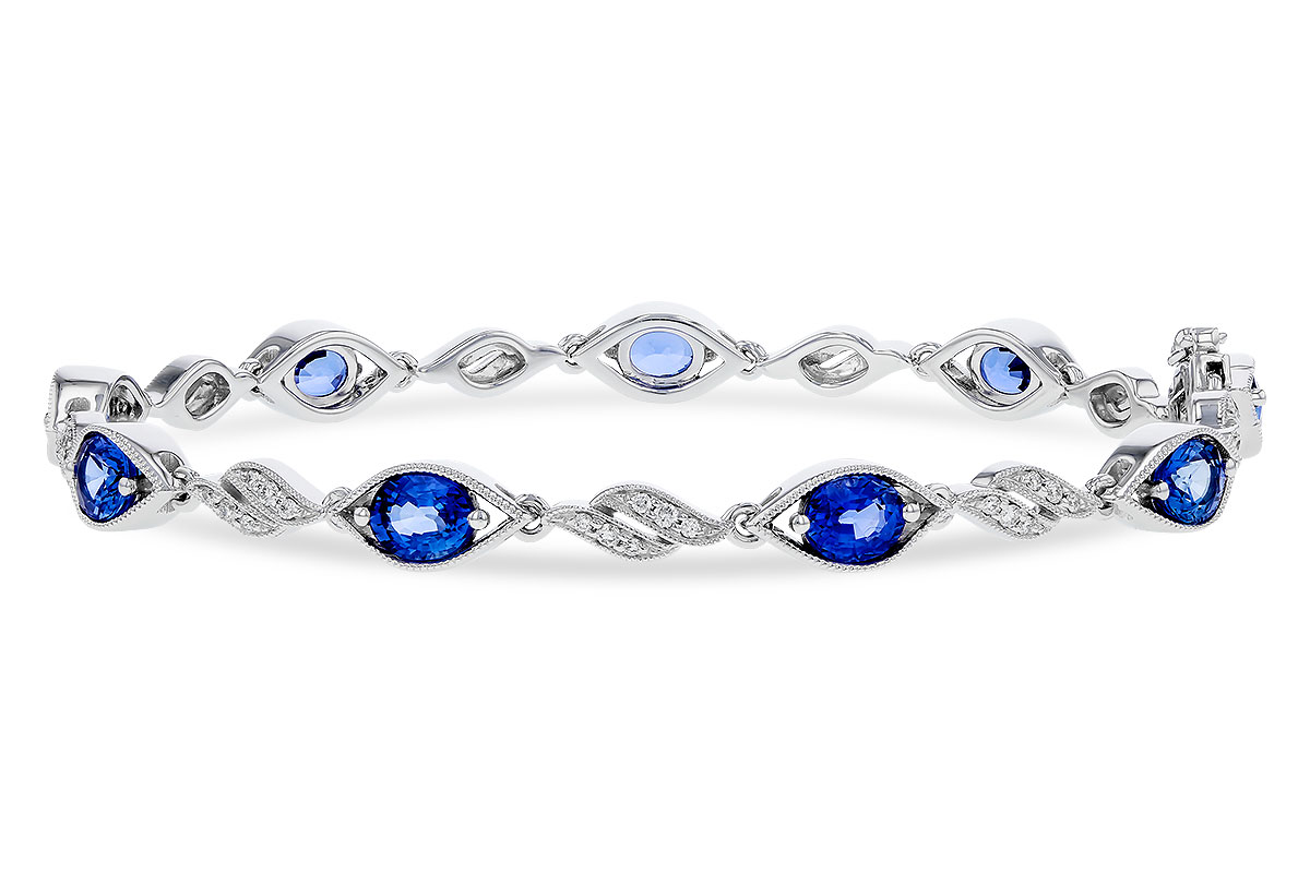G275-20904: BRACELET 4.02 SAPPHIRE 4.26 TGW (7")