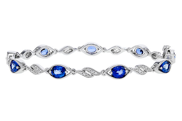 G275-20904: BRACELET 4.02 SAPPHIRE 4.26 TGW (7")