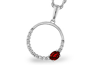 G275-21741: NECKLACE .26 RUBY .41 TGW